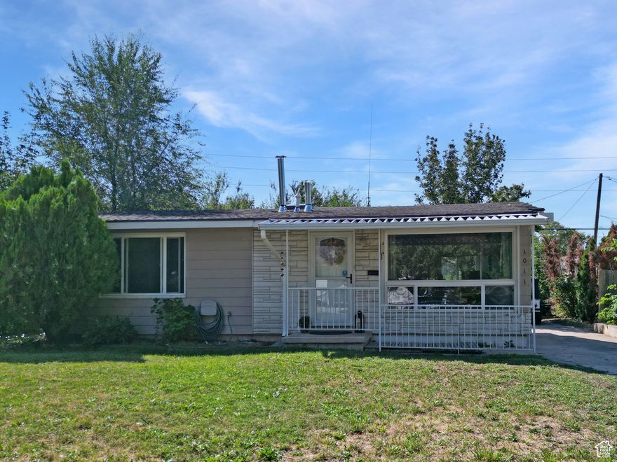 Charming and budget-friendly, this inviting 2-bedroom, 1-bath home sits on Ogden's desirable East Bench. Featuring beautiful cedar ceilings, hardwood flooring, a brand-new roof, and a recently installed central A/C unit, it's full of character and comfort. Natural light floods the space through skylights and large windows, while the Trex deck, two spacious storage sheds, and a private backyard create a peaceful outdoor retreat. Ideally located close to hiking trails, parks, shopping, and schools. Plus, the washer, dryer, and refrigerators are all included making this home move-in ready!  Square footage figures are provided as a courtesy estimate only and were obtained from public record.  Buyer is advised to obtain an independent measurement.