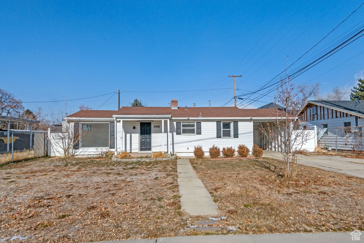 Charming 2-Bedroom Rambler in a Prime Provo Location!  Discover this cozy and inviting home, nestled in a peaceful neighborhood at 1316 W 1600 N, Provo, UT. Boasting 2 bedrooms and 1 bathroom, this rambler offers an open and functional layout, making it perfect for first-time homebuyers, downsizers, or savvy investors.  Located conveniently between BYU and UVU, the property provides easy access to State Street, shopping, and dining, ensuring all your needs are just moments away. Enjoy the comfort of modern updates, including a new HVAC system and hot water heater installed in 2022.  The private backyard offers a serene space for gatherings, gardening, or relaxing evenings under the stars. Don't miss the opportunity to own this charming home in the heart of Provo!  Key Features:  2 Bedrooms, 1 Bathroom Open, inviting layout Convenient location near BYU, UVU, and shopping Private backyard for entertaining or relaxation Furnace and hot water heater updated in 2022 Make this house your home or next investment today!  Square footage figures are provided as a courtesy estimate only and were obtained from the county .  Buyer is advised to obtain an independent measurement.