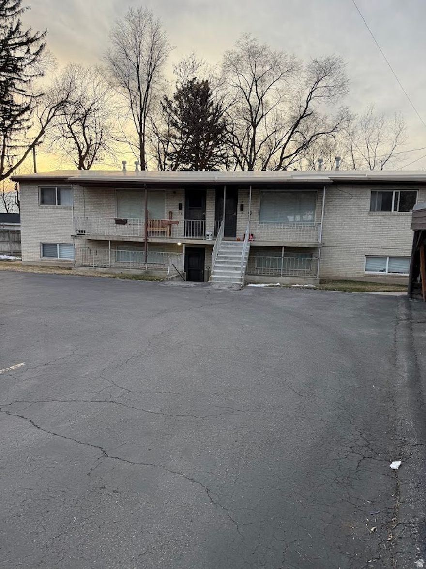 Fantastic, wellmaintained fourplex in an unbeatable location just a few blocks from  Utah State University campus. Residents enjoy exceptional convenience with quick access to the bus station, shopping, dining, and everyday essentials. The property features doublepane windows, newer LVP flooring, inunit washer and dryer hookups, and a durable brick exterior that adds both charm and lowmaintenance longevity.  With a strong rental history and consistent demand in the area, this is an outstanding investment opportunity.  All information is deemed reliable but not guaranteed. Buyers are advised to verify all information.