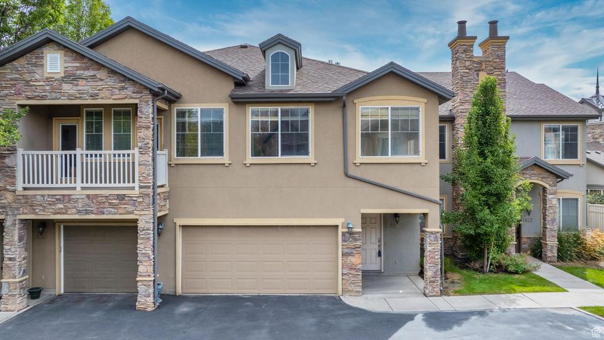 This inviting 3-bedroom, 2-bath home offers comfortable living with vaulted ceilings that create an open, airy feel. The oversized 2-car garage provides plenty of space for vehicles, toys, and extra storage - a rare find at this price point.  Located in a vibrant community, the HOA amenities include a clubhouse, pool, gym, and theater room, along with high-speed internet included in the package. Conveniently positioned just minutes from I-15, and surrounded by restaurants and shopping, the location offers both accessibility and lifestyle.  With its functional layout, generous garage space, and resort-style community features, this home is a standout choice for buyers seeking comfort and convenience. Owner Agent.   Square footage figures are provided as a courtesy estimate only and were obtained from county records.  Buyer is advised to obtain an independent measurement.