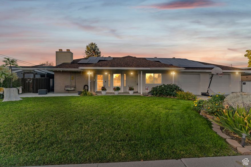 OPEN HOUSE Saturday, October 11th 10am-12pm.  Beautiful well-kept home in great location with amazing indoor and outdoor living.  Minutes from access to I-215, shopping, restaurants, parks, and schools. Home has fully paid off solar panels and average power bill is $16. Home also has a fully operable back up system with generator. Complete with large open concept floor plan, brand new roof, RV Parking, multiple gathering areas for entertaining, separate entrance for office space, big gazebo, private backyard, clean open kitchen and family room with fireplace, and much more. Home has been well taken care of and shows amazing.