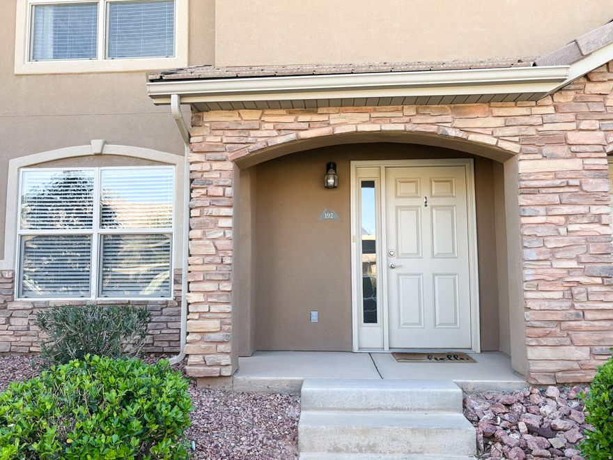 Welcome to your perfect getaway in the highly desirable Hidden Valley community of St. George! This beautifully updated 3-bedroom, 2.5-bathroom townhome offers the ideal blend of comfort, style, and convenience-whether you're searching for a full-time residence or the perfect vacation retreat. Step inside to a bright, inviting interior featuring a stunning updated kitchen with sleek quartz countertops and updated finishes.  Enjoy all the perks of resort-style living with access to the beautifully maintained community amenities, including a sparkling pool just behind the townhome, a clubhouse, and a fully equipped workout room. The well-kept landscaping throughout the community adds to the peaceful and relaxing vibe. Located in a prime location, you'll love the easy access to outdoor recreation, shopping, dining, and everything Southern Utah has to offer. Don't miss this opportunity to own a slice of paradise in Hidden Valley-ideal as a primary residence, second home, or investment property! Buyer to verify all listing information.