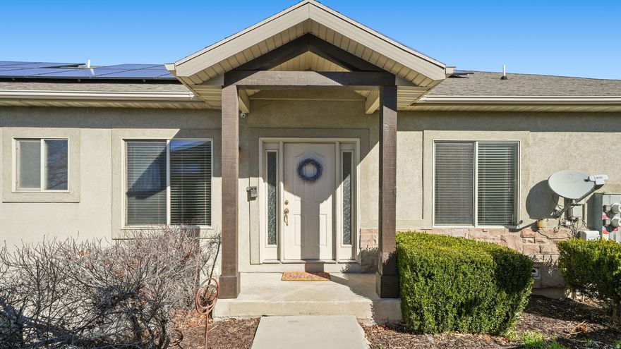 Great combination of livability, flexibility, and good walkability score. Open floor plan with vaulted ceilings and a lot of windows for natural light. A fully finished walkout basement with a separate entrance. The apartment includes two bedrooms, one bathroom, and a full kitchen, creating an opportunity for multi-generational living (some HOA rental restrictions). Very low maintenance because the Peach Haven HOA provides landscape care, snow removal, and also has a shared recreational area including a playground, picnic, and barbecue areas. Very low electric bills with a paid off solar panel system. This home is conveniently located near schools, parks, and freeway access. Very few homes with the additional basement living space are available in this area.