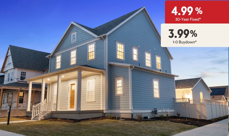 *Preferred Lender incentive of a 3.99% first year rate and a 4.99% fixed rate their after! Contact agent for details. This brand new home was just finished and ready for move in! Located on Daybreaks coveted Island, one of the last remaining new homes. This home features the Primary Bedroom on the main floor.