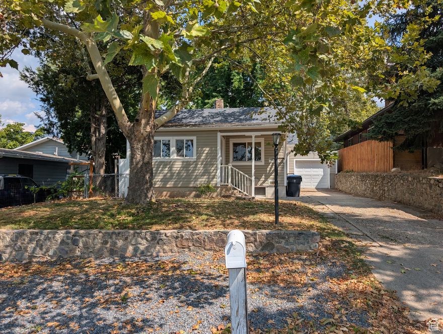 Charming home in south Ogden close to shopping as well as Weber State University. Nice large back yard. Detached Garage with woodburning stove and ac unit.   Square footage figures are provided as a courtesy estimate only and were obtained from weber county .  Buyer is advised to obtain an independent measurement.