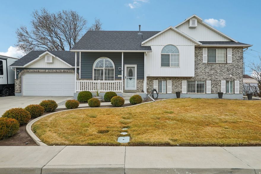 GRAND OPENING | OPEN HOUSE | FEBRUARY 21 | This light and airy home has been thoughtfully updated throughout, with fresh paint in most areas and extensive recent upgrades. The spacious primary suite is a true retreat, featuring a large soaking tub and separate shower. The open and inviting family room offers a cozy gas fireplace and plenty of space to gather. You'll love the oversized storage room, providing exceptional functionality and organization. Step outside to a fantastic west-facing backyard; perfect for enjoying afternoon shade, complete with a full vinyl fence, RV parking, garden space, play area, and a large patio ideal for entertaining or relaxing and a large workshop.This home has been extensively remodeled, including granite countertops, updated bathrooms, a new roof, new water heater, and new air conditioner. Located in a great neighborhood and within walking distance to the elementary school, this home checks all the boxes. Square footage figures are provided as a courtesy estimate only and were obtained from County records. Buyer is advised to obtain an independent measurement.