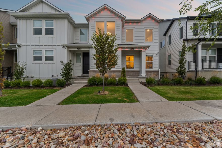 Step into modern comfort and style at 4567 W Watchmen Way in Herriman! This beautifully maintained home offers an open-concept layout filled with natural light, perfect for both everyday living and entertaining. The kitchen features sleek finishes, ample cabinetry, and a spacious island that flows seamlessly into the dining and living areas.  Located in a desirable Herriman neighborhood, you'll enjoy nearby parks, schools, shopping, and easy access to commuter routes. This home combines convenience, charm, and functionality-don't miss your chance to make it yours!