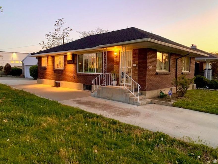 PRIDE OF OWNERSHIP!  This immaculate ,classic brick bungalow has been cared for by the same family for over 75 years! 5 BEDROOMS, 7 foot ceilings downstairs, kitchenette possibility,  new carpet and fresh paint.  Home is clean, clean, clean! Rare 2 car garage for parking, projects and storage. New roof! Close to colleges, restaurants, golf, shopping ,freeway ,tracks. No blind offers, 48 hour response to all offers.  Buyer and buyers agent to verify all information.