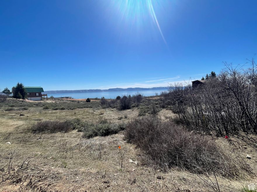 Beautiful east facing lot with a gorgeous view of the aqua blue Bear Lake! This building  lot is in the Bear Lake West residential area with wonderful HOA amenities that include a pool, private beach accesss, tennis courts, pets are permitted. No short term rentals in this area.Come build your dream home on the lake today!