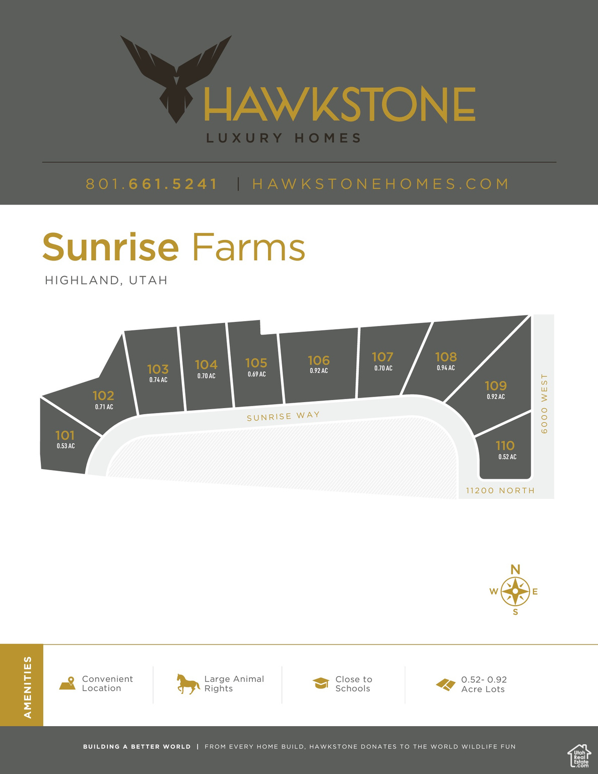 SUNRISE FARMS - Land