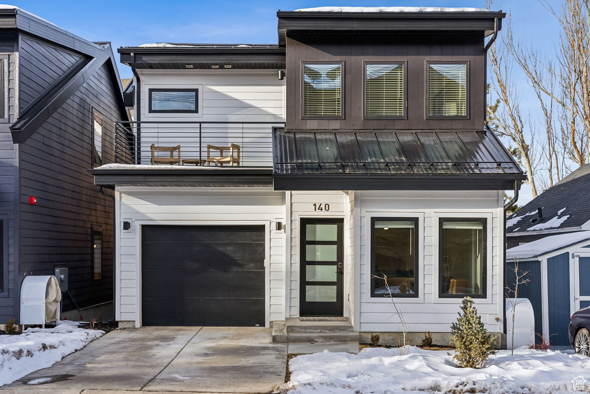 Welcome to this stunning two-story contemporary home in Old Town Park City!! This brand new-build home sits steps away from the base of Park City Mountain Resort, Park City Golf Club, City Park and Historic Main Street. This location is incredible! This home is drenched with natural light, current color schemes, textiles and finishes! LED recessed lighting, waterproof LVP flooring, artistic shiplap accents, illuminated floating shelves, counter to ceiling herringbone backsplash, smart home wired, and full fire suppression system to name a few! The kitchen features commercial grade stainless steel appliances, designer cabinetry, and flow for entertaining and direct access to backyard jacuzzi, deck and patio. The upper level has a two ensuites for your own personal oasis with an incredible set up! Featuring an amazing bathroom with dual sinks, separate garden tub and shower, walk-in closet, and personal balcony to gaze at the mountains and ski runs!  The lower level is fully finished and offers a secondary living room, large bedroom and a full bathroom perfect for a bit of separation. This property is fully landscaped with full-auto sprinklers and  horizontal cedar privacy fencing! The garage features an incredible hydraulic car lift for two car parking! This home offers exceptional living in one of Park City's most desirable locations! If you're after the action of world class mountain biking, skiing, hiking, golf, the night life and restaurants look no further!