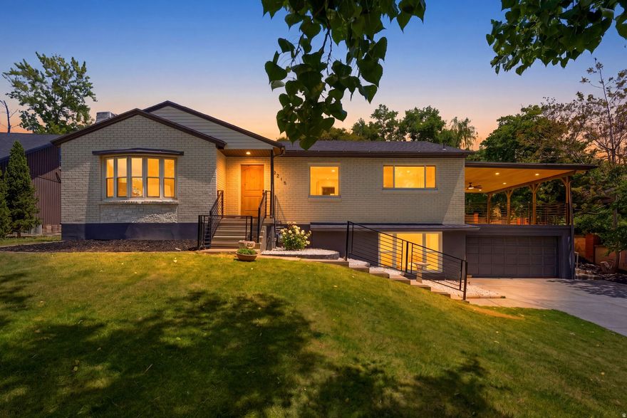 No showings until Saturday Open House! Welcome to one of Holladay's most sought-after neighborhoods, celebrated for its tree-lined streets, unbeatable access to world-class ski resorts, hiking trails, and the vibrant shops and dining along the Holladay Village corridor. This fully updated home offers true peace of mind with a brand-new HVAC system and new water heater, so the next owner can move in and simply enjoy. The walkout basement impresses with a stylish wet bar, ideal for entertaining or creating the ultimate flex space. Outside, the expansive 0.30 acre lot is an outdoor lover's dream, featuring a large covered porch and generous patio perfect for gatherings, summer barbecues, or simply soaking in those beautiful Utah evenings. Homes that combine this level of updates, outdoor living, and a premier Holladay location don't come around often.  Square footage figures are provided as a courtesy estimate only and were obtained from county records.  Buyer is advised to obtain an independent measurement.