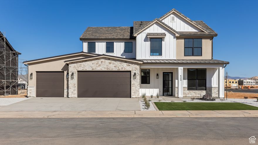 Very nice two story home with 5 bedrooms plus an office, deep 3-car garage, 2x6 exterior walls, decorative cased windows, high efficiency natural gas furnace, R-49 attic insulation, R-19 exterior wall insulation, insulated garage, Dixie Power, floor-to-ceiling custom cabinets in the kitchen, double ovens, nice pantry, quartz countertops, natural gas fireplace, covered patio and much more. Includes a 1 year builder warranty to assure you you're buying a quality built, new home. To get a copy of the floor plan and the features included please reach out. **All information is deemed reliable but is not guaranteed. Buyer to verify all.