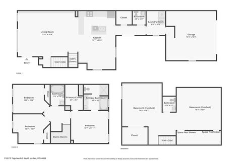 Tiny photo for 11057 S TOPVIEW RD, South Jordan, UT 84009 (MLS # 2154034)