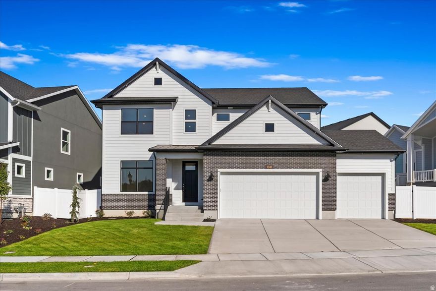 Aww...the smell of a brand-new home! Welcome to the highly sought-after East Layton community of Eastridge Park. Tucked away in a peaceful setting, this 2-story home offers the perfect blend of comfort, quality, and convenience. Don't miss your chance to be part of the final phase-with only 14 homesites remaining. Come experience firsthand the thoughtful layout and craftsmanship that truly set this home apart. Surrounded by scenic mountain views, city trails, and the highly regarded Davis School District schools, this spacious 2-story is the perfect place to call home. The kitchen features quartz countertops an 8-foot island and rich 2-tone cabinets in the kitchen. Enjoy your morning routine in the cozy and bright sunroom, unique to the popular Ontario floorplan. Upstairs you'll enjoy an open retreat space with 9' ceilings, perfect for homework, movies, or just hanging out together. You'll also find 3 bedrooms including the tranquil primary retreat with a large spa-like free standing soaking tub. The unfinished basement also boasts 9-foot ceilings with plenty of room to grow, extra storage, a home gym, or anything you can imagine. Don't miss this rare opportunity to live in a brand new home in an established East Layton neighborhood. Only 7 minutes to shopping at Station Park, quick access to both Hwy 89 and 193 and an easy 30 minute commute to downtown Salt Lake City. This home is currently under construction. Please see the virtual tour of a finished home!