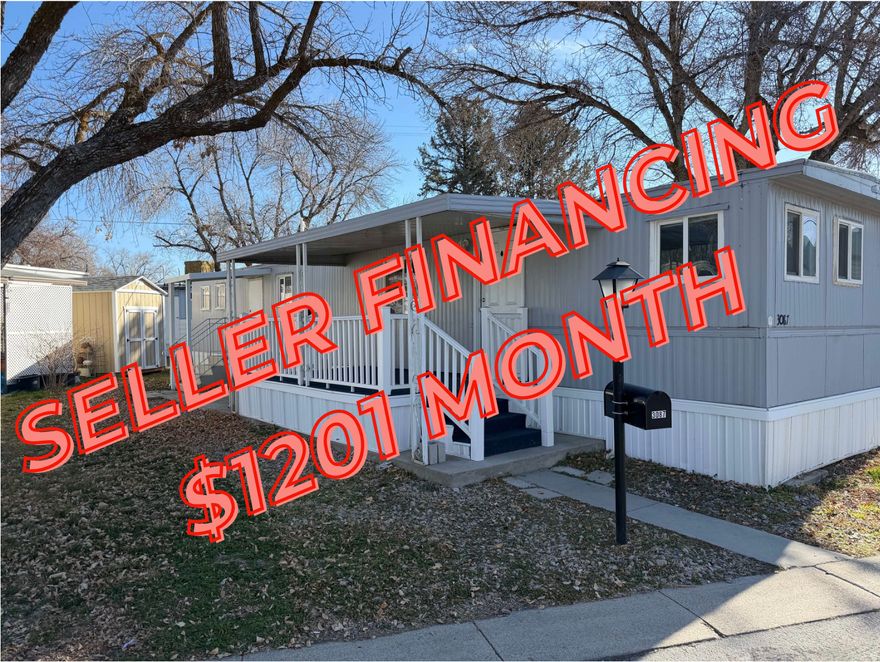 55 PLUS COMMUNITY - SELLER FINANCING - $1,201 INCLUDES LOT RENT - ONE OF THE LARGEST LOTS IN THE COMPLEX & LOWEST LOT FEES IN CITY. Exceptionally clean, fully remodeled 2-bedroom, 1-bath home located in the quiet and well-established American Heritage Retirement Community, a desirable 55+ park known for affordability and convenience.  HOME FEATURES - CENTRAL AC -LVP FLOORING - NEW FURNACE- REFRIGERATOR - HUGE STORAGE SHED.  MOVE IN READY.  A great option for downsizing, full-time living, or long-term retirement where location and cost matter.   Square footage provided as a courtesy estimate only. Buyer to verify all.