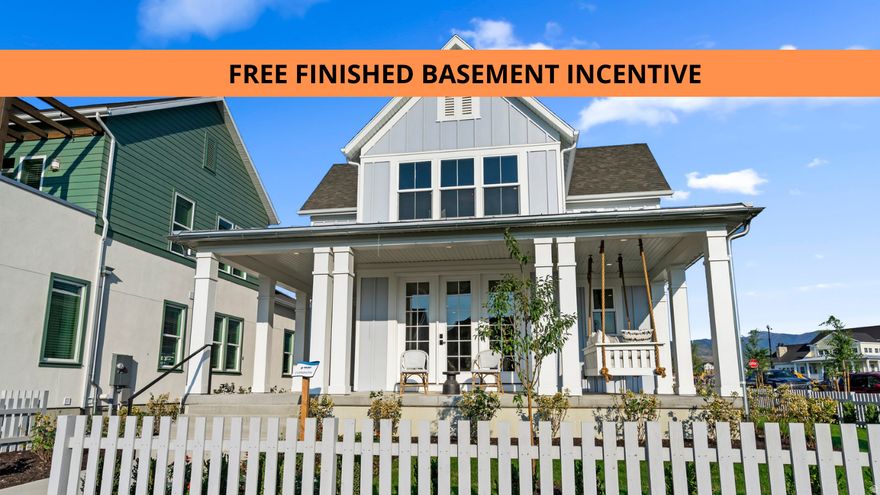 FREE FINISHED BASEMENT INCENTIVE JANUARY ONLY. The London features 3 bedrooms, 2.5 bathrooms, a spacious chef's kitchen, open-concept living and dining areas, and a private den. The light-filled family room offers abundant natural light, while the primary suite includes a walk-in shower and generous closet space. Enjoy outdoor living with a private side patio and large side yard, plus a 2-car garage (optional 3-car garage). The finished basement adds incredible value, offering a 4th bedroom, full bathroom, and large family room. Conveniently located near parks, schools, and all the amenities Daybreak has to offer. London model located in Daybreak by the Watercourse.