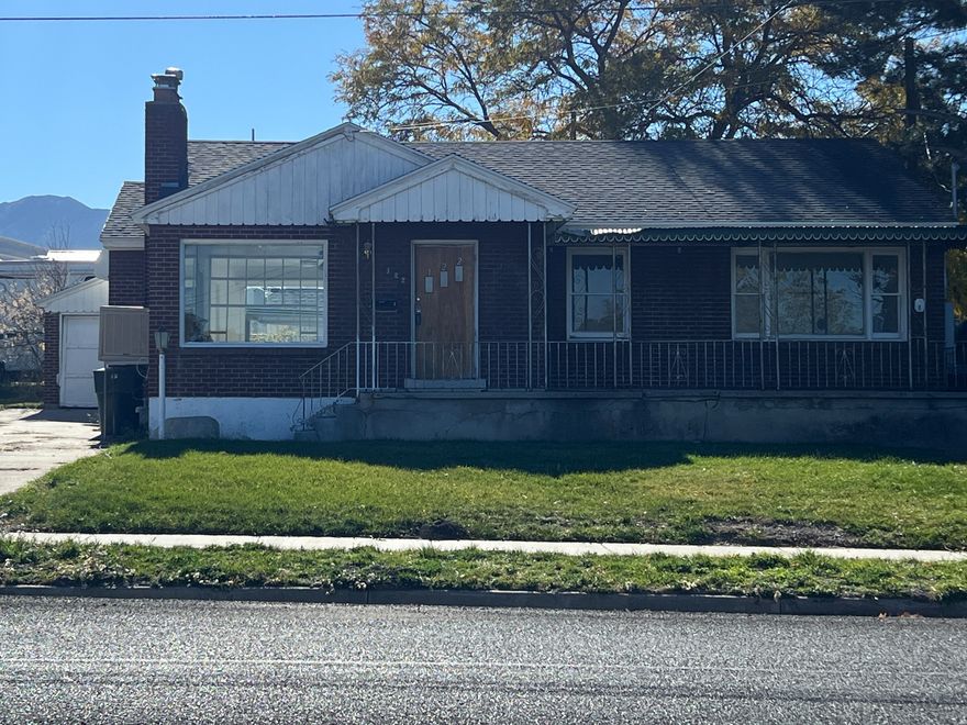 1951 Rambler in the heart of Tooele Valley. Convenient location near shopping, schools, and parks. Property does need TCL throughout, so bring your tools. Half of the basement belongs to the upstairs with the wash/dryer. The other half is the basement apartment with separate living space and outside entrance. Renter is month to month, but would like to stay. Great opportunity for an investor or buyer looking for a project with income potential. Sold as-is.