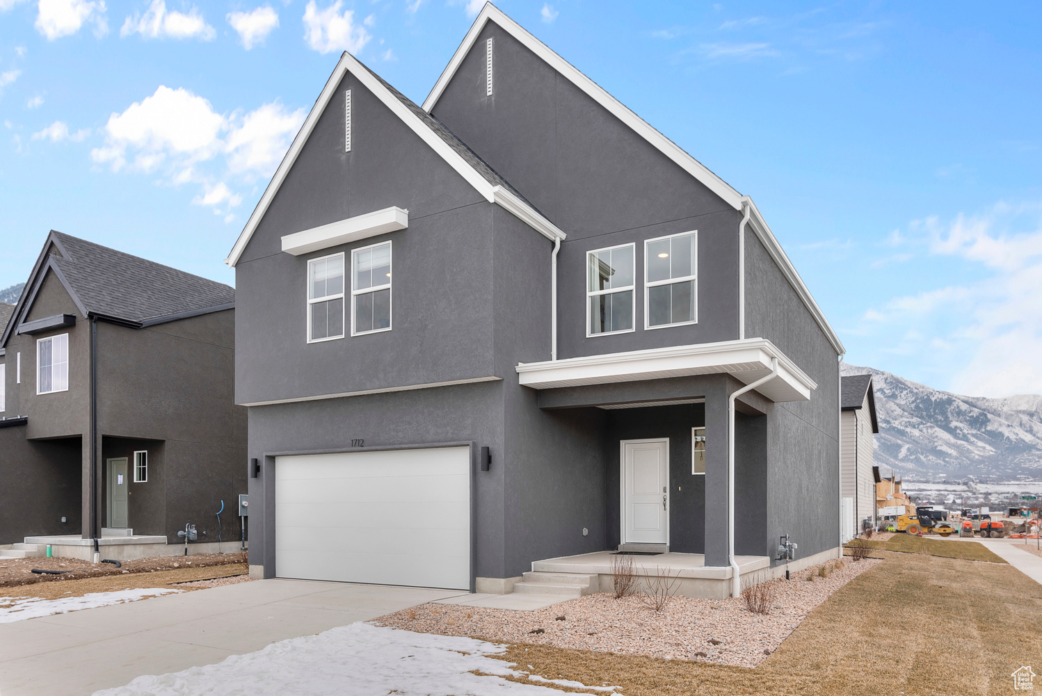 Great Rates! The Clover, a two-story, 3 bed, 2.5 bath floorplan in our Little Valley Gateway community in Magna, Utah, offers a classic aesthetic and flexibility with room to grow. When you enter the living space from your two-car garage, you'll be struck how the modern open-concept design meets timeless details: stainless steel appliances, laminate wood flooring, recessed lighting, Shaker cabinets, and large windows that flood the space with light. Whether you're entertaining friends in the dining area or relaxing in the living room, the layout creates an environment where conversation flows and memories are made. Entering through the front door gives you the option to head to the living space or to the bedrooms upstairs. The large primary bedroom features an en suite bathroom with a spacious vanity, full bathtub, private water closet, and a deep walk-in closet. Two comfortable secondary bedrooms, shared full bath, laundry room, and flex loft space round out the second floor. A plumbed unfinished basement offers you the option to grow whenever you need and however you like. The space is large enough to accommodate a large family area, bedroom, bathroom, and plenty of storage. Actual home may differ in color/material/options. Pictures are of finished homes of the same floor plan and may contain options/upgrades/ decorations/ furnishings not available at the advertised price. No representation or warranties are made regarding school districts and assignments; conduct your own investigation regarding current/future school boundaries. Buyer to verify all information. Sales office hours are Monday through Saturday from 11:00am-6:00pm. Wednesday from 1:00pm-6:00pm.