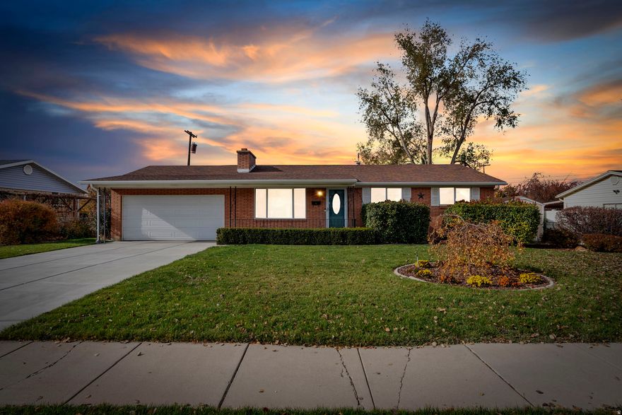 Where prime location meets attention to detail. This beautiful rambler has been well cared for and thoroughly updated. This home features two gas fireplaces on the main level, double ovens and a gas range, refinished original hardwood flooring, and an open concept floor plan for entertaining.  With a newer driveway, PAID OFF solar, outside gas line  stubbed, well maintained mature landscaping, and an oversized garage, this home will check the boxes!   Square footage figures are provided as a courtesy estimate only and were obtained from county records.  Buyer is advised to obtain an independent measurement.