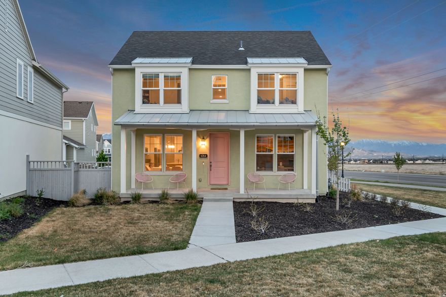 Welcome to a home that truly has it all-community, amenities, and unbeatable access to everything you need. Designed for both everyday living and entertaining, the open-concept floor plan centers around a stunning oversized kitchen island, with plenty of space to dine, gather, and relax. Natural light fills every room, creating a warm and inviting atmosphere throughout. Upstairs, you'll find the spacious primary suite alongside three additional bedrooms and a conveniently located laundry room. The primary retreat features a luxurious ensuite bathroom with a soaking tub and a generous walk-in closet. Two of the secondary bedrooms include charming built-in window benches, adding both character and functionality. The fully finished basement expands your living space with a large family room, a fifth bedroom, and a full bathroom-perfect for guests or multi-generational living. Thoughtful upgrades include built-in Murphy tube wiring in the family room, primary bedroom, and basement, keeping entertainment setups clean and clutter-free. Plus, the home is already equipped with a radon mitigation system for added peace of mind. With ample space and thoughtful features throughout, this home is ready to meet all your needs and more . Square footage is provided as a courtesy estimate only and was obtained by county records. Buyer is advised to obtain an independent measurement.