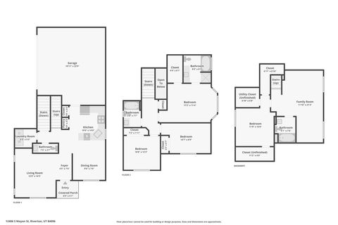 Tiny photo for 12406 S MAYAN ST W, Riverton, UT 84096 (MLS # 2135714)