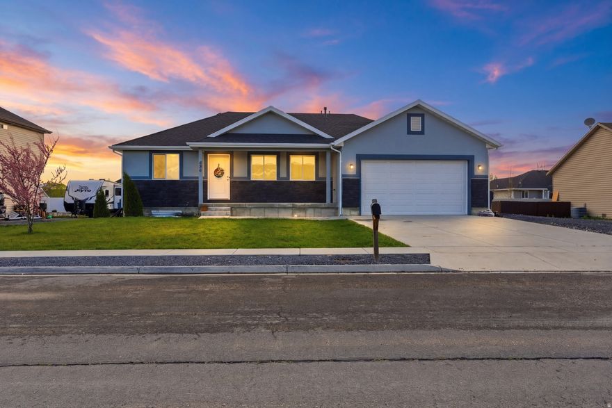 Welcome to Garland! Built in 2018 is this 2600 SQFT rambler. New paint, new LVP, this home is move in ready. A bunch of potential with an unfinished basement. Call to schedule a showing or use aligned.