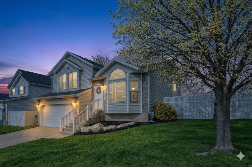 Welcome to this beautifully refreshed 4-bedroom, 3-bathroom home offering comfort, functionality, and breathtaking mountain views. Thoughtfully updated and truly move-in ready, this home features fresh interior paint and brand-new flooring throughout, creating a clean and modern feel from the moment you step inside. The spacious layout provides room for everyone, with multiple living areas perfect for relaxing or entertaining. The kitchen shines with ample cabinetry, and great flow into the dining space. Enjoy peace of mind with major system updates already completed, including a 5-year-old roof and brand-new furnace. Step outside to a fully fenced yard designed for both relaxation and fun. Take in the mountain views from the deck, or enjoy the additional concrete pad ideal for patio furniture, outdoor dining, or play equipment. With its blend of modern updates, scenic surroundings, and functional outdoor space, this home offers exceptional value and comfort. Don't miss your opportunity to make it yours - schedule a showing today!