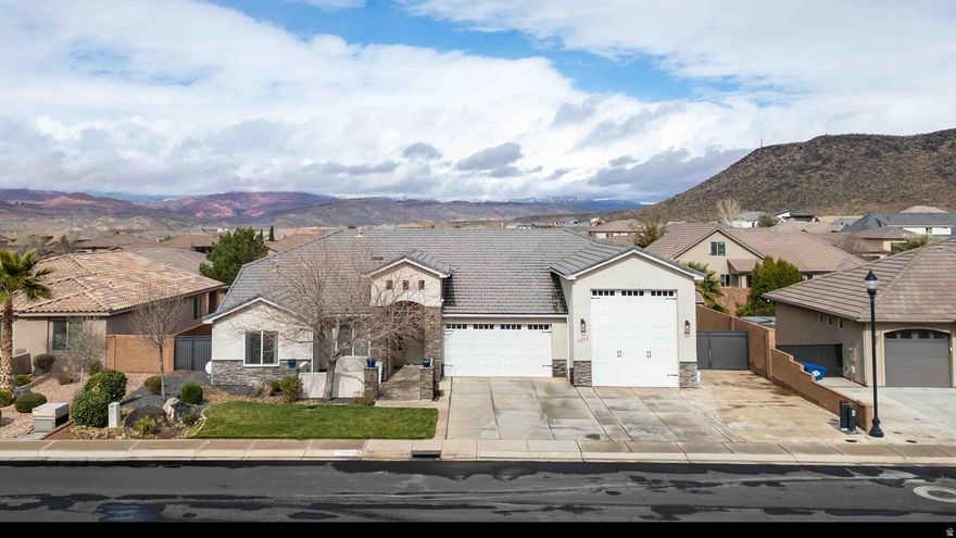 Welcome to this stunning single-level home in the highly sought-after Dixie Springs community, just minutes from Sand Hollow Resort. Situated on a quiet street, this immaculate property offers four bedrooms plus a full casita--perfect for guests, multi-generational living, or rental income. The expansive primary suite features a spa-like bath with a soaking tub inside the oversized shower and generous his-and-hers walk-in closets. The open-concept living area creates an inviting flow with exceptional space and comfort. Outside, enjoy a fully fenced yard, hot tub, extra-large garage with RV bay, and additional RV parking. A gorgeous home designed for both relaxation and adventure. Private Remarks: