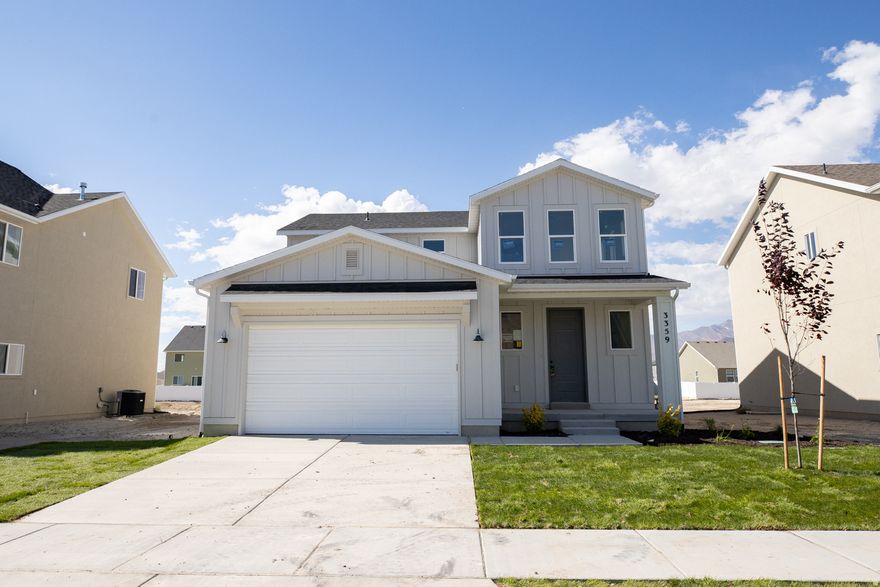 AMAZING $20,000 INCENTIVE TOWARDS CLOSING COSTS, RATE BUYDOWN, OR PRICE REDUCTION REGARDLESS OF LENDER! Must-see Parkway Fields Community in Eagle Mountain! Move-in ready! This beautiful home built by Flagship Homes features 4 bedrooms, 2.5 bathrooms, quartz slab countertops, painted cabinets, laminate flooring on the main level, a large loft on the 2nd floor, landscaped front yard, 2 car garage, and backyard (can be landscaped for an additional charge). Lot opens to open space with pathway leading to nearby city park. Open 2-story front entrance. The primary bedroom is on the main level and has a vaulted ceiling, large walk-in closet, and dual sinks with a separate tub/shower. With an unfinished basement, this home provides space for storage and room to grow. (If preferred, basement can be finished for an additional charge.) Call for more information or stop by our model home at 1546 E. Starling Lane, Eagle Mountain for a tour. Model home hours: Monday-Saturday 11 AM - 6 PM. Buyers to verify all information. Square footage is from house plans.