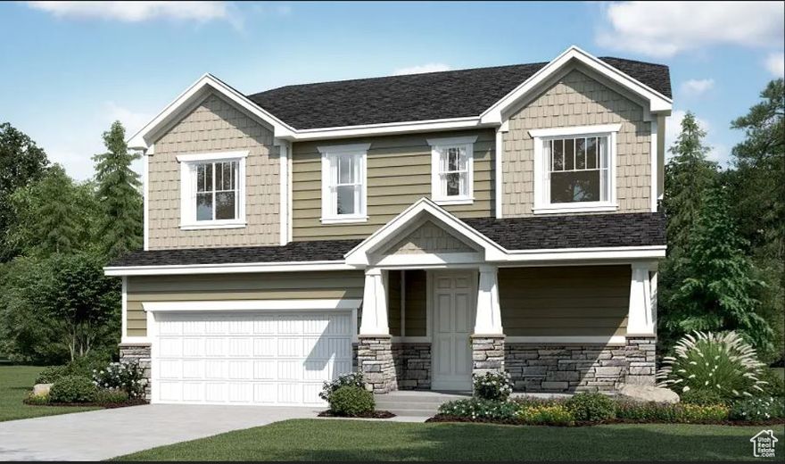 * Rates as low as 3.99 30 YR FIXED. All programs are limited offering. Rates are subject to change. Buyers must meet the criteria outlined in our disclaimers to qualify for the rate. *  The beautiful Bedford plan offers thoughtfully designed living space on two stories. The main floor features a lovely kitchen with an open concept great room. You will enter a mudroom with an adjacent powder room when coming in from the 3-car garage. Upstairs, you'll find a centrally located laundry room, a hall bath, and three bedrooms, including the primary bedroom with a walk-in closet and private bath. A 2nd Family Room upstairs is always a welcome addition.  The home will be equipped with soft-close white cabinets and quartz countertops throughout, tile flooring in the two upstairs bathrooms and laundry room, and LVP flooring throughout the entire main floor.