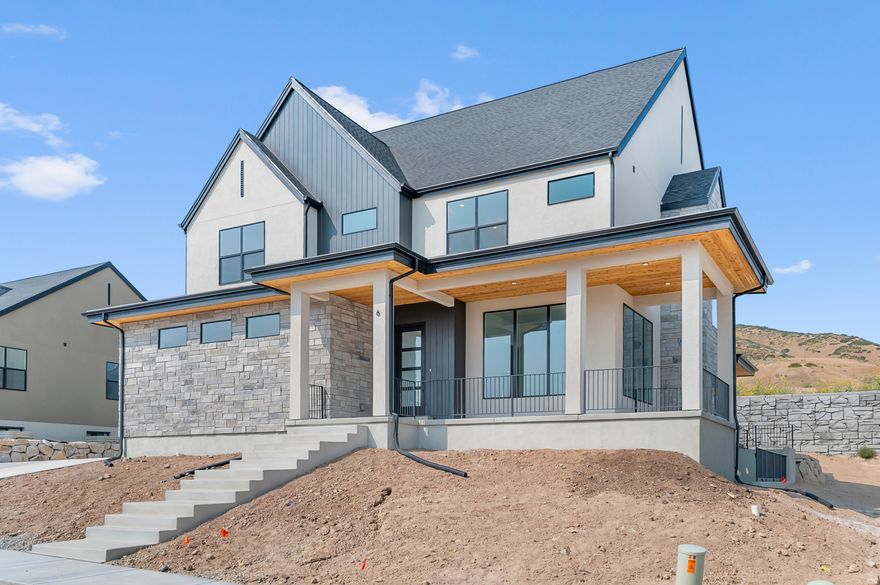 This Maclean is AMAZING! Located in the popular Inverness community not only do you have amazing amenities but views all around! This home will be built on 1/3 acre homesite with a true walk out basement giving you plenty of daylight. Enjoy valley and lake views from your back deck.  Double islands in the kitchen give you room for everyone while the dining room has windows all around. Home includes JennAir appliances with separate column fridge and freezer. Oversized pantry, main level office and some really unique bedrooms. This home has a 3 car garage and an RV garage. Close to great schools, shopping, dining, highway access and the Silicon Slopes. Ask me about our generous home warranties, active radon mitigation system and Smart Home package which are all included in this home. $25,000 towards closing costs using our preferred lender available. No representation or warranties are made regarding school districts and assignments; conduct your own investigation regarding current/future school boundaries. Buyer to verify all information. Sales office hours are Monday, Tuesday, Thursday, Friday, and Saturday from 11:00am-6:00pm. Wednesday from 1:00pm-6:00pm, but please call for an appointment and tour.