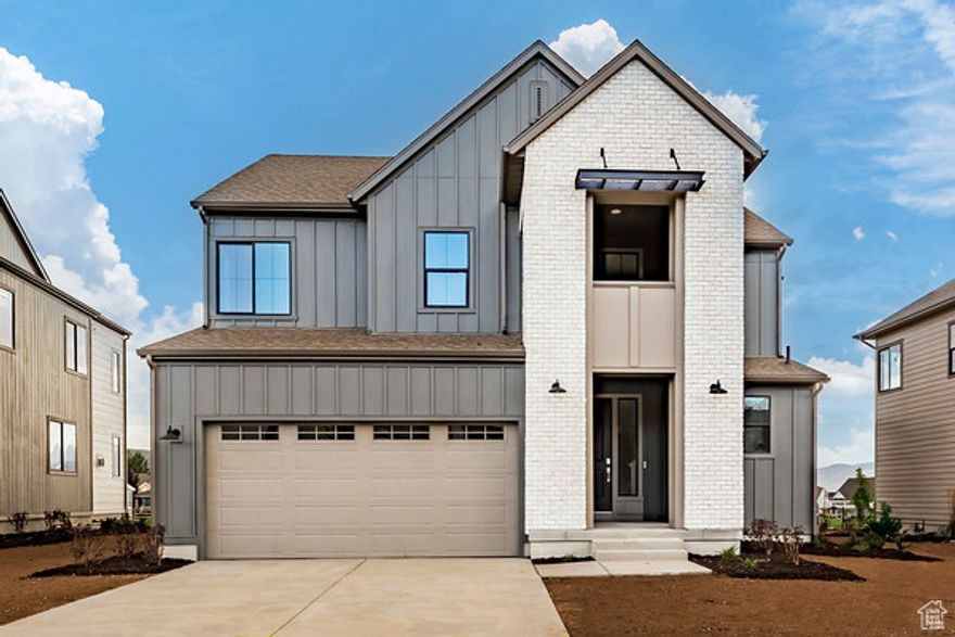 TRIPOINTE QUICK MOVE IN HOME! Discover stunning views of Mt. Timpanogos in the peaceful community of The Crossing at Lake Creek. Whether you're relaxing on the covered patio, unwinding in the expansive great room, or enjoying the comfort of the elegant primary suite, you'll be surrounded by natural beauty. The gourmet kitchen, highlighted by a generous island, is ideal for hosting gatherings. Interior finishes, thoughtfully selected by an award-winning design team, strike the perfect balance of sophistication and comfort. This home includes three generously sized bedrooms, 2.5 stylish bathrooms, a flexible bonus space, convenient upstairs laundry, and an unfinished basement ready for your personal touch.  Square footage figures are provided as a courtesy estimate only and were obtained from builder.  Buyer is advised to obtain an independent measurement.