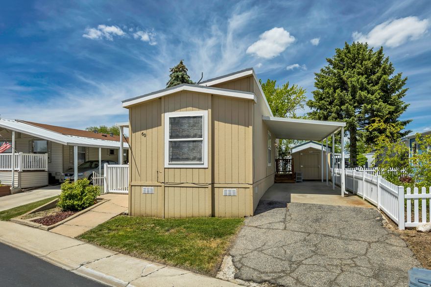 Charming and well-maintained 2-bedroom, 2-bath mobile home located in the desirable Westwood Village community in Farr West. Built in 2012, this 784 sq. ft. home offers a functional open layout with clean, neutral finishes and comfortable living spaces throughout. Has a nice Tuff Shed for extra storage. The home has been well cared for and is move-in ready, making it a great option for affordable living or an investment opportunity. Conveniently located with easy access to shopping, dining, and commuter routes.