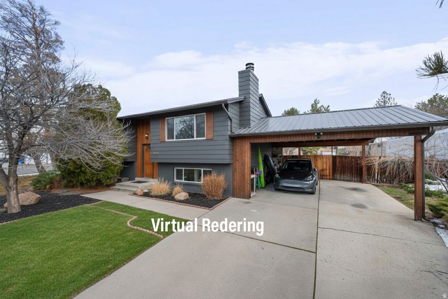 Beautifully updated inside, with a stunning visual rendering of the exterior to showcase its full potential. Step into an eye-catching, refreshed kitchen designed to impress. Enjoy peace of mind with a brand-new A/C, furnace, roof, and countless thoughtful upgrades throughout. Conveniently located near the newly renovated Altaview Elementary School, plus shopping, quick freeway access, and world-class skiing just minutes away. This is your chance to turn a dream home into reality.