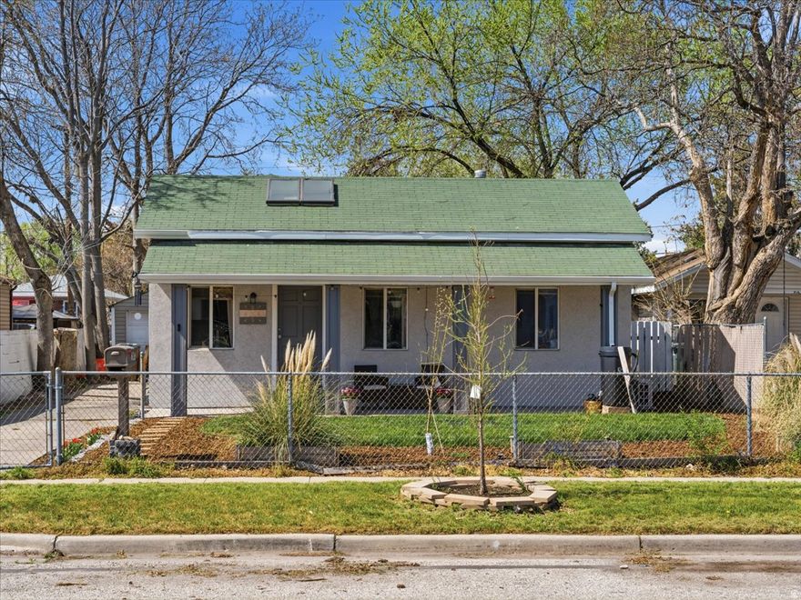 This cozy 2 Bdrm, 1 Ba, Bungalow is the perfect first home!  This is a beautifully maintained home with a warm and welcoming feel. Plenty  of natural light.  There have been many new upgrades in the last 4 years  including  appliances,  tankless  water heater,  washer and dryer, soffits and rain gutters.  New double pane windows, ceiling fans in kitchen and second bedroom. It has 3 energy-efficient mini splits in the entire house which takes care of your  A/C/Heat. This home is wired for google fiber.  It is fully landscaped in the front yard with a rainwater collection barrel. This home is in an ideal location.  It's close  to downtown, SLC. where there is plenty of restaurants and shopping.  Easy freeway access.