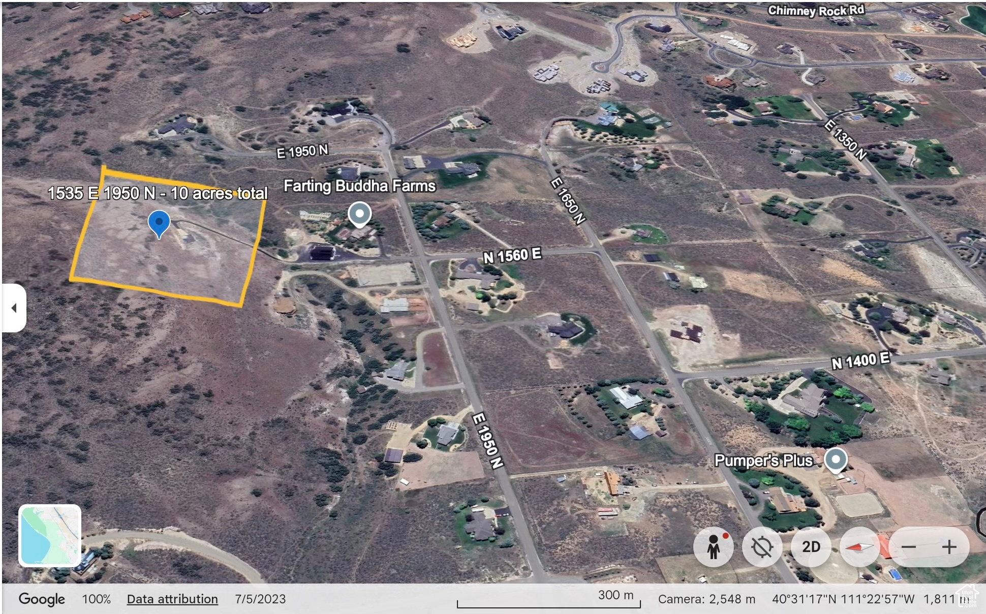 WASATCH VIEW ACRES - Land