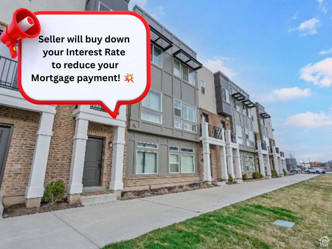 **Seller offering concessions to buy down interest rate! 1.5% of sales price!** Discover this beautifully designed townhome offering breathtaking views and an unbeatable location near Station Park. Just a short walk from top-tier dining, shopping, and entertainment, this home blends convenience with modern elegance. Inside, you'll find granite countertops, sleek stainless-steel appliances, and a gas range-perfect for cooking and entertaining. Thoughtfully positioned to maximize natural light and scenic views, this home also boasts ample guest parking, making hosting effortless. Enjoy a low-maintenance lifestyle with access to a nearby community pool, or stay active on the scenic trails ideal for biking and running. Don't miss the opportunity to make this exceptional townhome your own! Square footage figures are provided as a courtesy estimate only and were obtained from county records. Buyer is advised to obtain an independent measurement.