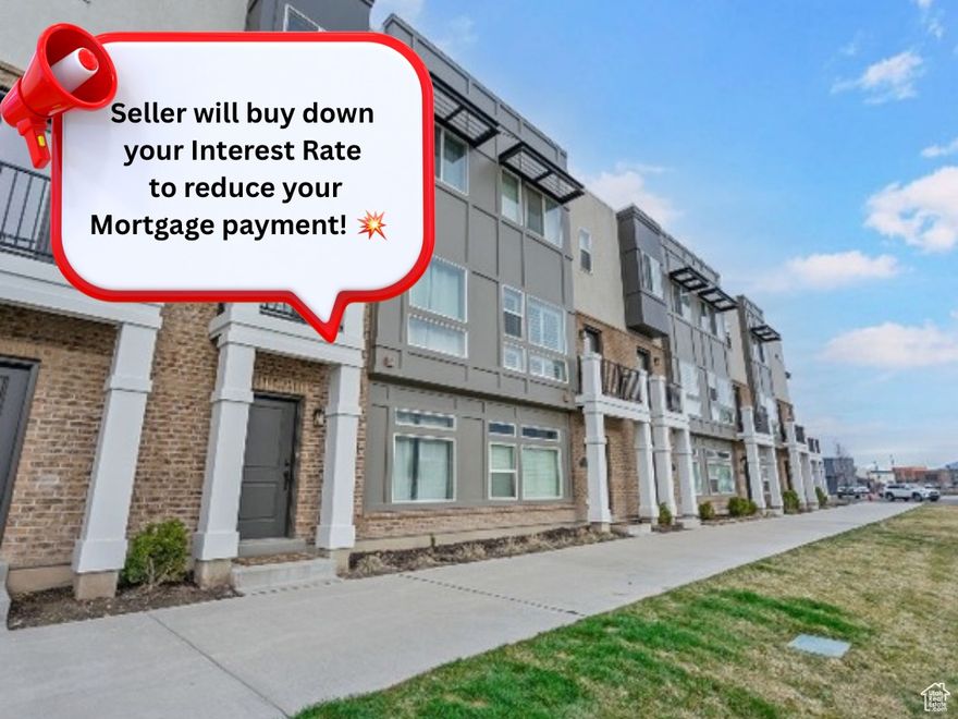 **Seller offering concessions to buy down interest rate! 1.5% of sales price!** Discover this beautifully designed townhome offering breathtaking views and an unbeatable location near Station Park. Just a short walk from top-tier dining, shopping, and entertainment, this home blends convenience with modern elegance. Inside, you'll find granite countertops, sleek stainless-steel appliances, and a gas range-perfect for cooking and entertaining. Thoughtfully positioned to maximize natural light and scenic views, this home also boasts ample guest parking, making hosting effortless. Enjoy a low-maintenance lifestyle with access to a nearby community pool, or stay active on the scenic trails ideal for biking and running. Don't miss the opportunity to make this exceptional townhome your own!  Square footage figures are provided as a courtesy estimate only and were obtained from county records.  Buyer is advised to obtain an independent measurement.
