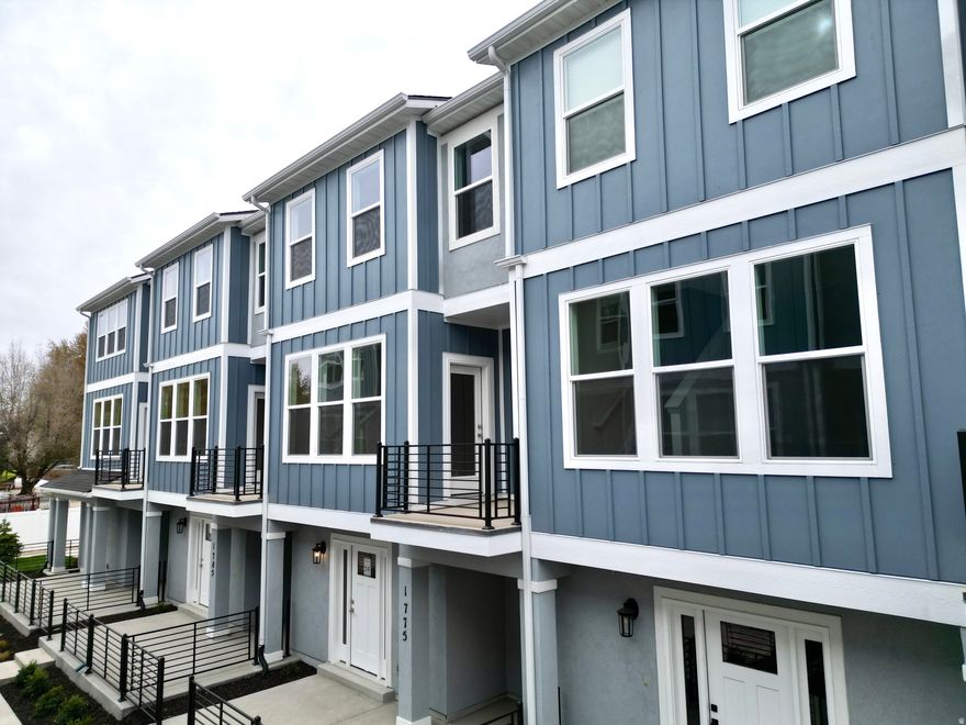 2.500% First-Year Interest Rate Available for a Limited Time with Preferred Lender Incentive! This home is ready for you to call it yours for the New Year. This 3-bedroom, 2.5-bath interior townhome is located in the newest community of Tayside Farms in Pleasant Grove. The mid-unit Denton floor plan by Bach Homes offers thoughtfully designed living space with mountain views and convenient access to I-15, shopping, dining, and entertainment. The open-concept main level features oversized windows, a spacious great room, and a kitchen with ample cabinet space and a pantry. A convenient half bath is located off the main living area. Step out onto the private balcony-perfect for relaxing or grilling while enjoying the views. Upstairs, the primary suite includes a large walk-in closet, dual vanity, and a beautifully tiled shower. Two additional bedrooms, a full bathroom, and an upper-level laundry room complete the second floor. Additional features include a 2-car garage and abundant natural light throughout. Community amenities include a gated dog park, picnic pavilion with grill, and shared green space. Seller reserves the right to accept any offer at any time. Taxes TBD. Square footage figures are provided as a courtesy estimate only and were obtained from builder plans; buyer is advised to obtain an independent measurement.