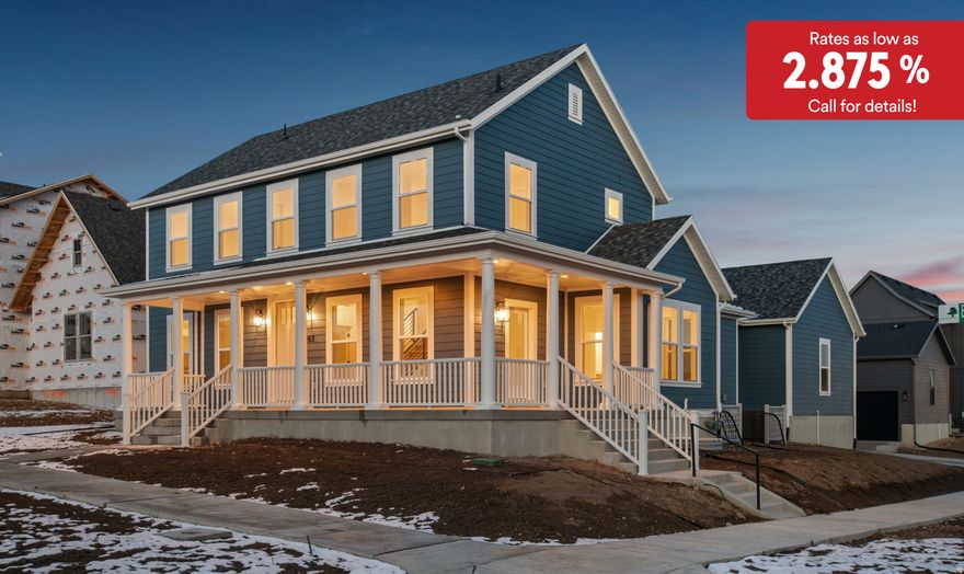 *Rates as low as 2.875%! Contact agent for details. This new home has just been finished and ready for immediate move in. Located in Daybreaks Cascade Village that features trails, parks & the Water Course! This plan features a two story vaulted family room with beam detail.