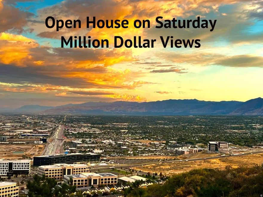 OPEN HOUSE SATURDAY.. A Beautiful Home with Million-Dollar Views Step inside and feel the stress melt away as sweeping panoramic views unfold: twinkling city lights below like a living constellation, majestic Wasatch Mountains, fiery sunsets bathing everything in gold, and dramatic valley storms racing across the horizon.  Paragliders and hang gliders dance gracefully past your windows - your own private air show courtesy of the adjacent Draper Flight Park. This isn't just a home. It's a daily celebration of life - where sunrise glow, sunset colors, and sparkling city nights turn routine moments into pure joy and wonder.   Home Highlights  Main-floor living perfection - 5 bedrooms and 4 baths, fully refreshed like-new with fresh paint, new flooring, new stainless appliances, granite counters, knotty alder cabinets and big walk-in pantry   Open great room (living/dining/kitchen)  Luxurious master on main with direct patio access, large walk-in closet, separate tub + double shower   Walkout basement bonus:  second kitchenette, second laundry, mini-master & office/exercise room   Two expansive patios for entertaining or quiet evenings, big fenced yard + gate to extra land  Frequent wildlife visitors - deer, quail, hawks & majestic bald eagles soaring out your windows   Major upgrades: brand-new roof (25-year warranty), cleaned ducts, tuned HVAC, double water heaters, large 2-car garage + workshop  Prime Location: Overlooking "The Point" 600-acre development, perfectly centered between Salt Lake & Utah Counties  Minutes to world-class canyon skiing & hiking  Just 15 minutes to Utah Lake for boating, water skiing, fishing & sailing   OPEN HOUSE  DAY & NIGHT EVENT! Saturday, March 14th 10:00 AM to 2:00 PM (Daylight panoramic views) and then again from 5:00 PM to 8:00 PM (Epic sunset magic + glittering city lights)   Drive by anytime - explore the nearby parks, trails & thrilling Flight Park! Come experience views that make every single day feel more alive, exciting, and fulfilling.