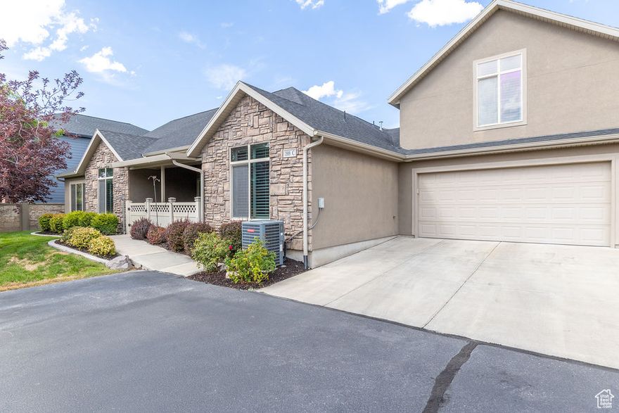Highly sought-after Grandview model with HUGE bonus room upstairs complete with closet and full bathroom (so it could easily be used as a very large 4th bedroom).  Quartz countertops with a beautiful backsplash in the kitchen.  Kitchen also has undercounter lighting and lighting on the tops of the cabinets.  Reverse osmosis water purifier under the sink.  Large walk-in pantry in the kitchen.  All three bathrooms have beautiful white quartz countertops with new faucets. Master bathroom has recently been updated and remodeled.  Plantation shutters throughout.  3 bedrooms plus an office on the main level plus lots of storage areas!  Large covered porch and covered patio.  The garage is extra deep with a large additional storage area on one side of the garage.  Gorilla shelving in the garage as well.  Water softener, three-toned paint, and all rooms are vaulted.  The clubhouse is amazing with a huge gathering room with a sitting area with a fireplace, a kitchen and room to set up seating for 50 people.  It also has a pool table, a theatre room, a library, and a workout room, and a swimming pool.