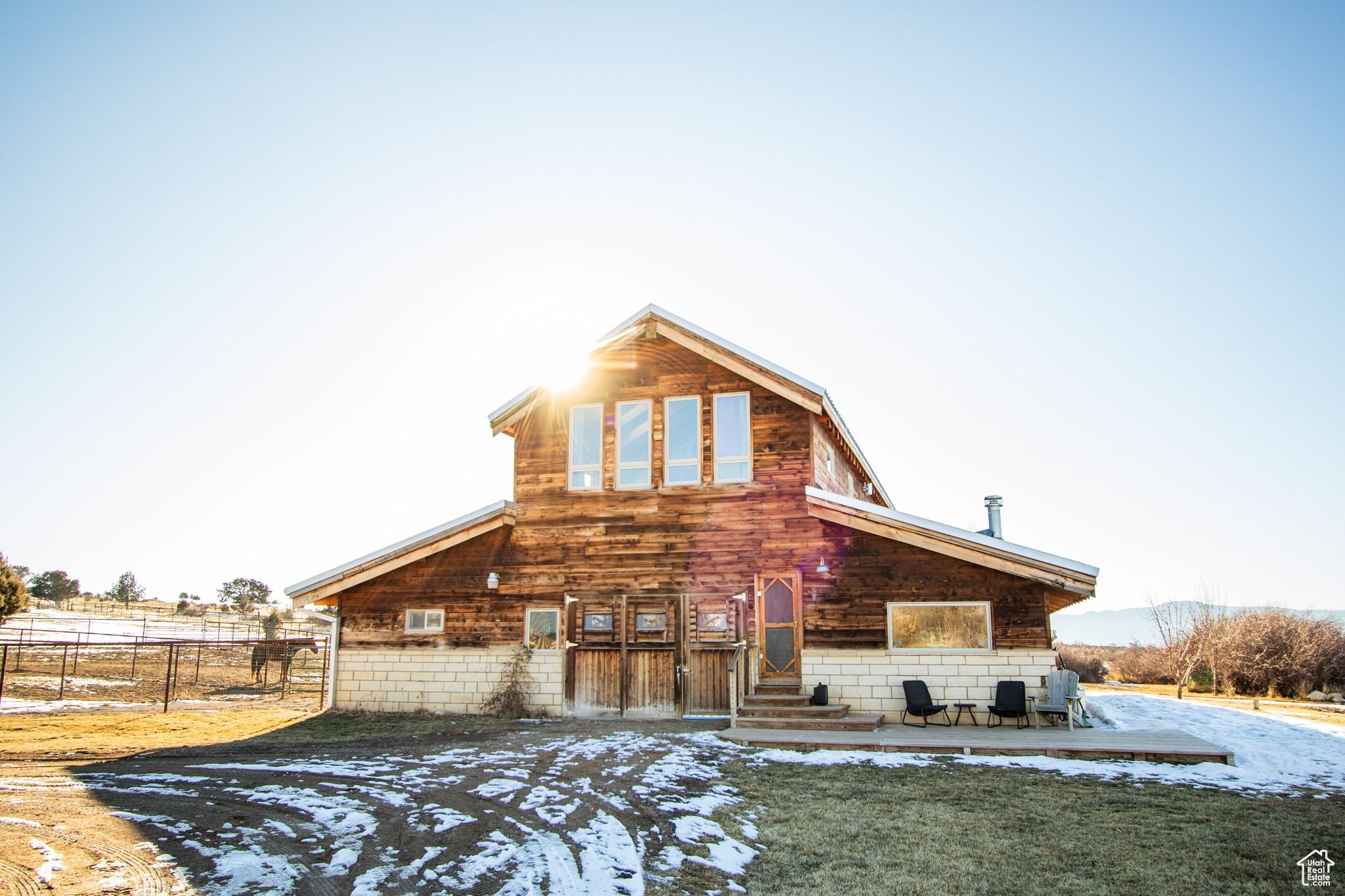 Escape the hustle and bustle of city life and embrace the serenity of country living with this charming rural horse property in the heart of Spring City, Utah. Nestled in a picturesque valley with expansive views of the surrounding mountains, this property offers everything you need to live the equestrian lifestyle you've always dreamed of with 42.65 acres of usable, flat to gently rolling terrain  perfect for grazing, riding, or farming. Fully fenced horse pastures, spacious barn with 4 (14x16) stalls, tack room, and ample storage space. Two outdoor riding arenas with synthetic footing, 1 hay barn, 1 run-in shed and a cozy, well-maintained 1 bedroom/1bath barndominium are all part of this beautiful property! There are 15 acres of irrigated hay fields and 4 acres of fenced pasture along with 100 shares of irrigation water; conveniently located with easy access to paved roads and located in the buffer zone of Spring City. Spring City is a small, friendly community offering a peaceful lifestyle surrounded by natural beauty. Outdoor enthusiasts will appreciate easy access to hiking, fishing, and outdoor adventures in the nearby mountains, while keeping close to all the conveniences of modern living in surrounding towns. Whether you're a hobby farmer, experienced equestrian, or simply someone seeking a peaceful country retreat, this property is a rare find! Video tour of the property - https://youtu.be/TIhPmfpxgLw