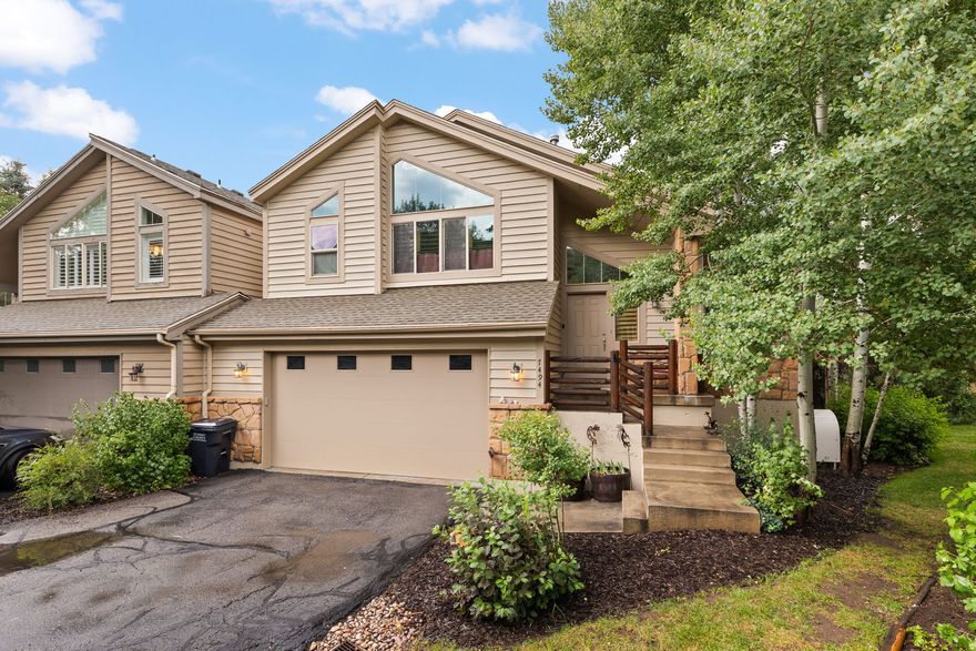 This beautiful mountain home in the desirable Pinebrook neighborhood offers a perfect balance of comfort, convenience, and outdoor adventure. With 4 bedrooms, 4 bathrooms, and two spacious family rooms, it's perfectly suited for family living and entertaining. Vaulted ceilings and expansive windows, the home feels open and inviting. The kitchen features new quartz countertops, alder cabinets and a gas cooktop. The upper level includes a primary suite with an ensuite bath with a dual sink vanity, walk-in closet, and separate tub and shower. Two additional bedrooms, a full bathroom and laundry. Main floor family room with gas fireplace. Enjoy the mountain air on the two decks or patio. The lower level provides a private guest retreat with a large bedroom and full bath. Recently refreshed with new exterior paint , along with fresh paint and new carpet on the lower level. Outdoor enthusiasts will love the home's proximity to hiking and biking trails. Adjacent to Ecker Middle School and its fields, residents can take advantage of public pool access and off-leash dog-friendly areas. Conveniently located on the free Park City bus route and close proximity to Quarry Village for shopping and dining. Brook Hollow Village community features a playground and a welcoming atmosphere. The HOA covers lawn care, snow plowing, internet, cable, and water-ensuring a low-maintenance, high-quality lifestyle. Easy 25 minute commute to SLC. Outdoor enthusiasts will love the home's proximity to hiking and biking trails. Adjacent to Ecker Middle School and its fields, residents can take advantage of public pool access and off-leash dog-friendly areas. Conveniently located on the free Park City bus route and close proximity to Quarry Village for shopping and dining. Brook Hollow Village community features a playground and a welcoming atmosphere. The HOA covers  lawn care, snow plowing,  internet, cable, and water-ensuring a low-maintenance, high-quality lifestyle. Easy 25 minute commute to SLC.