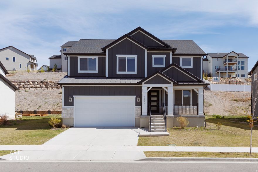 Welcome to Quailhill at Mt. Saratoga, a community featuring single-family homes, townhomes, and condominiums. The area includes parks, trails, and open space. Located near Utah Lake, The Ranches Golf Club, shopping, and dining, with access to Pioneer Crossing.  This home features the Kate floor plan with living space and layout.  Property is sold as-is. Please allow 34 business days for response to offers.