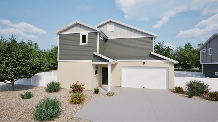 New Griffin floorplan in our "Porchlight" Collection at Wander. The Griffin features open great room, kitchen with large eat around island and second floor with spacious bedrooms including primary bedroom with large suite, spa shower and spacious walk-in closet, and large secondary bedroom suite with Walk-In closet and bathroom! Large windows and wrap around staircase allow for lots of natural light. (Photos are of another home in another community. Griffin Homesite 254)