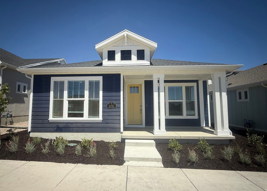 Come check out our Brand New Floor Plans in Springhouse Village in Daybreak, our 55 and better community with a huge emphasis on Active-Adult, Resort Style living! We have our own full-time lifestyle director dedicated to curating a calendar each month full of fun activities and clubs to participate in! The "Lupine" is a darling rambler with a lots of windows in the great room, a spa shower in the primary bathroom and more! Lupine Homesite 532