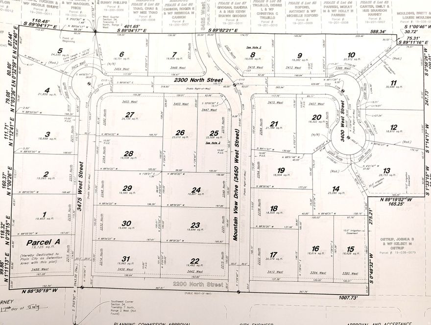 This new subdivision has great views of the mountains, and is located on 2200 N with only local traffic. Giving you country living with all the amenities of the City. Located in a prime location a little over 1 block from the elementary school, and 4.5 blocks from the Plain City shopping center, Housing an Ace Hardware Store, Kent's Grocery Story & Pharmacy, West-Side Pizza, Dollar Store, Auto Zone, Wasatch Peaks Credit Union, And Warrens Drive-In. Also with easy access to the freeway with 1 exit to the North and one to the South. Bring your own Builder