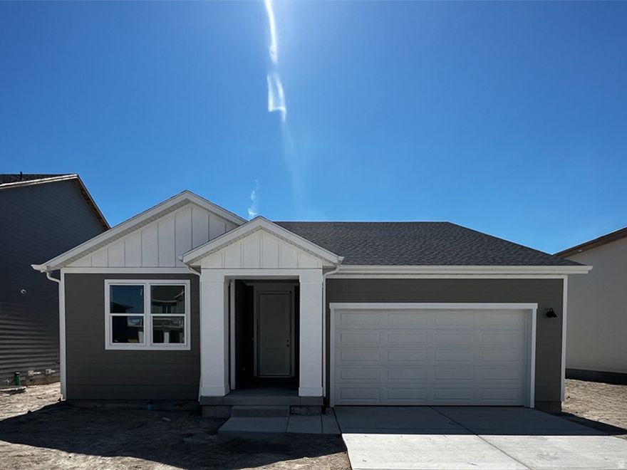 Parkway Fields - 4153 - Arcadia. Ask about our rate buydowns when financing with our preferred lender. Estimated completion in May. This beautiful rambler home offers 3 bedrooms, 2 bathrooms, a 2-car garage, and a full unfinished basement. The main floor offers a large family room, dining area, and a kitchen that boasts white craftsman-style cabinets and pale gray quartz countertops. Square footage figures are provided as a courtesy estimate only and were obtained from builder. Buyer is advised to obtain an independent measurement.